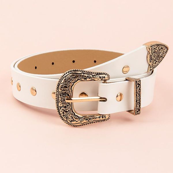 belts women carved alloy metal wide buckle belt 2021 autumn winter retro pu waistband office ladies white, Black;brown
belts women carved alloy metal wide buckle belt 2021 autumn winter retro pu waistband office ladies white, Black;brown