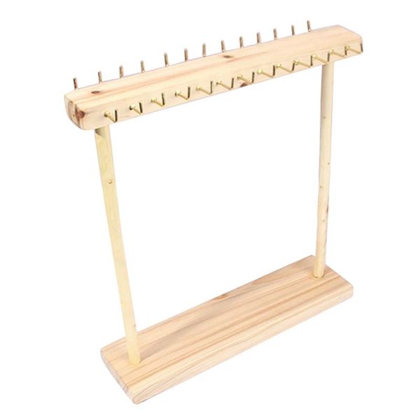 jewelry pouches, bags 26 hook solid wood vintage necklace display stand earring pendant storage rack, Pink;blue
jewelry pouches, bags 26 hook solid wood vintage necklace display stand earring pendant storage rack, Pink;blue