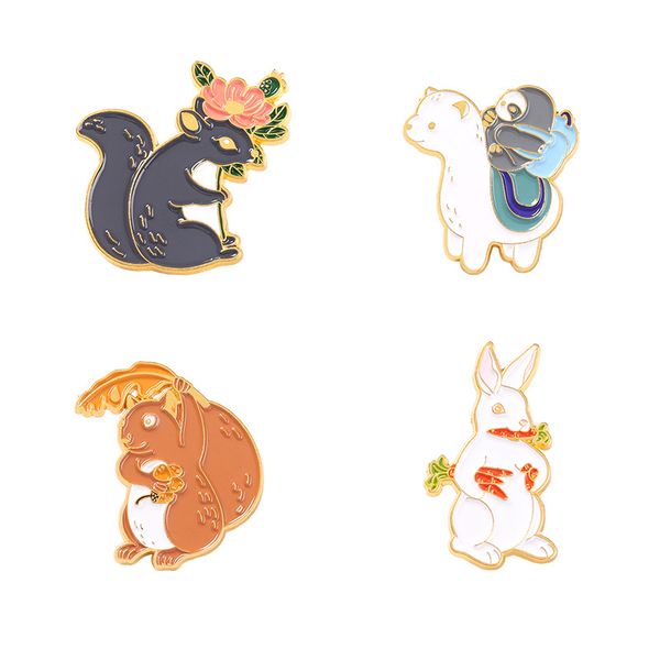animal series rabbit squirrel sloth alpaca brooches cartoon flower carrot alloy enamel lapel pins students schoolbag clothes cute badge broo, Gray
animal series rabbit squirrel sloth alpaca brooches cartoon flower carrot alloy enamel lapel pins students schoolbag clothes cute badge broo, Gray