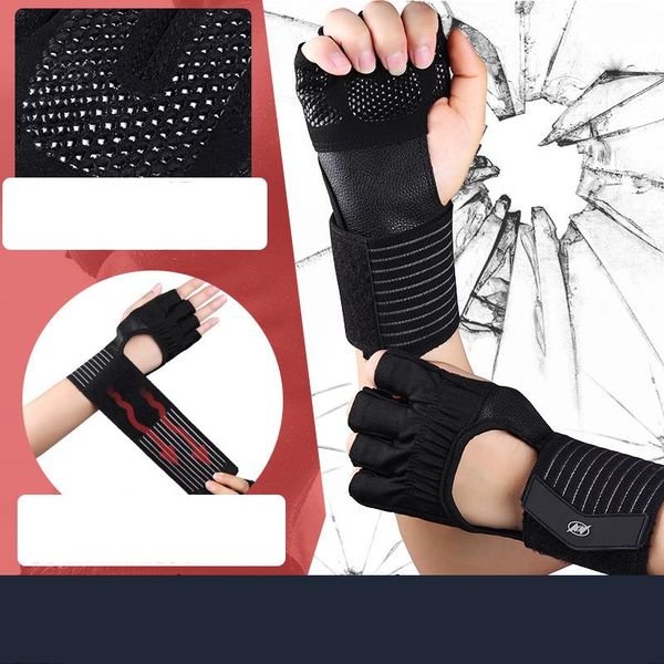 wrist support outdoor sports gloves men's wristbands fitness non-slip barbell training weightlifting half finger, Black;red
wrist support outdoor sports gloves men's wristbands fitness non-slip barbell training weightlifting half finger, Black;red