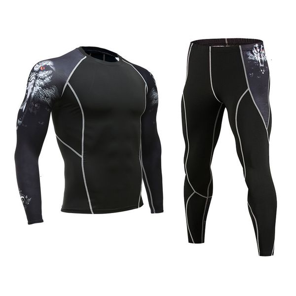 fitness tight men's tracksuits suit quick drying basketball football flower arm pants running print long sleeve, Gray
fitness tight men's tracksuits suit quick drying basketball football flower arm pants running print long sleeve, Gray