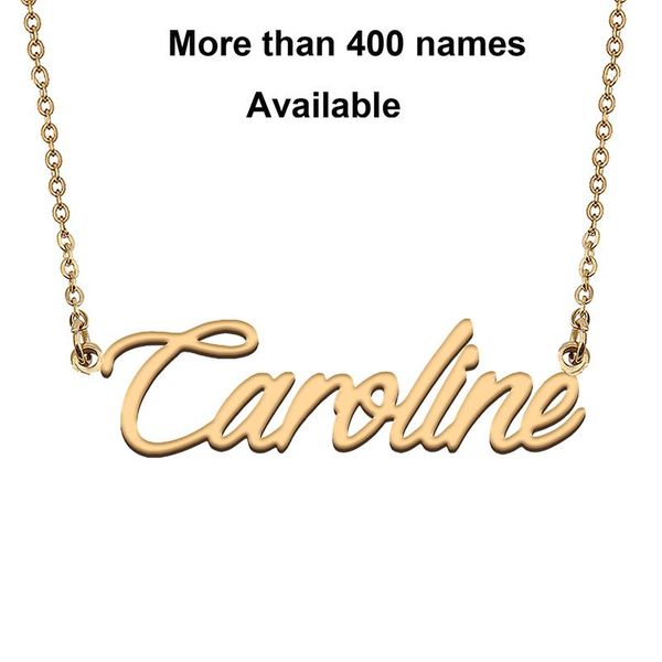 chains cursive initial letters name necklace for caroline birthday party christmas year graduation wedding valentine day gift, Silver
chains cursive initial letters name necklace for caroline birthday party christmas year graduation wedding valentine day gift, Silver