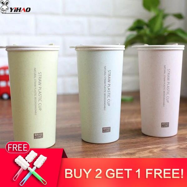 water bottles yihao 400ml creative sample wheat straw handle plastic bottle portable travel students
water bottles yihao 400ml creative sample wheat straw handle plastic bottle portable travel students