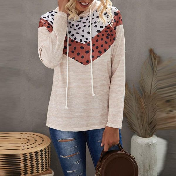 women's hoodies & sweatshirts spring autumn fashion hooded sweatshirt apricot pullover casual for ladies long sleeve dot print patchwo, Black
women's hoodies & sweatshirts spring autumn fashion hooded sweatshirt apricot pullover casual for ladies long sleeve dot print patchwo, Black