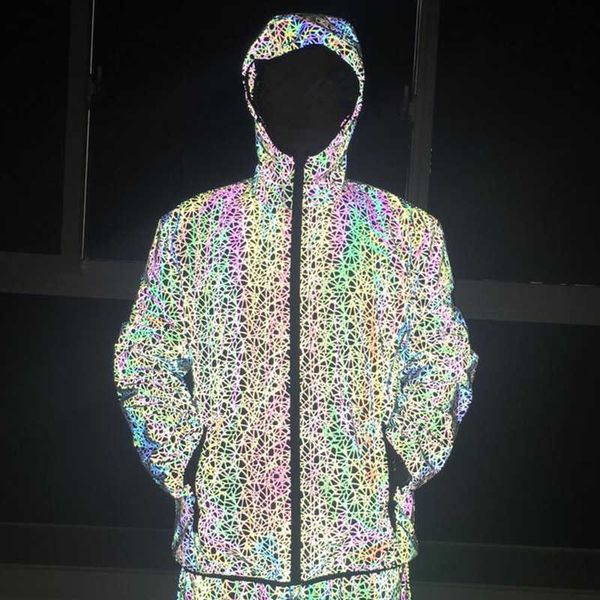 spring glowing jacket women loose coat hoodies hip hop streetwear reflective outerwear oversized ladies zipper sweatshirt 210531, Black;brown
spring glowing jacket women loose coat hoodies hip hop streetwear reflective outerwear oversized ladies zipper sweatshirt 210531, Black;brown