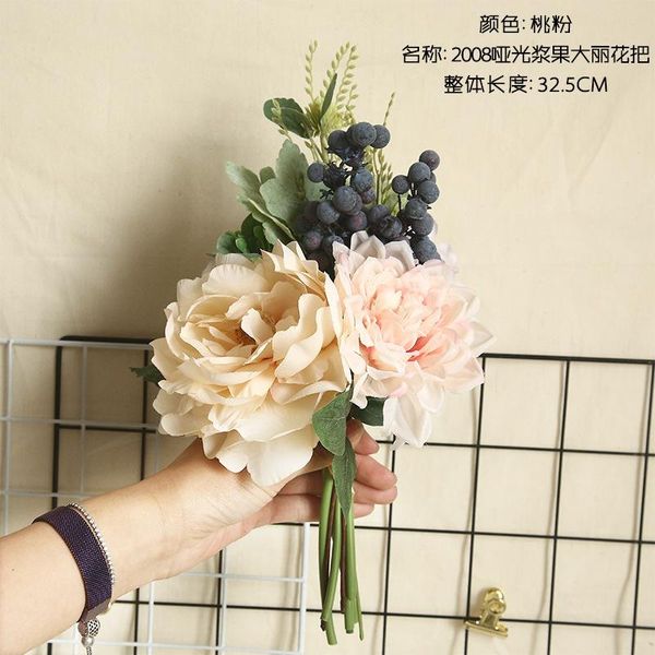 artificial dahlia flower berry silk fake rose peony wreath wedding wall & home decoration accessories simulation decorative flowers wreaths
artificial dahlia flower berry silk fake rose peony wreath wedding wall & home decoration accessories simulation decorative flowers wreaths