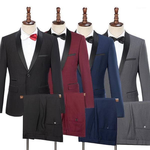 men's suits & blazers suit two-piece green fruit collar slim groomsman's dress host's performance banquet, White;black
men's suits & blazers suit two-piece green fruit collar slim groomsman's dress host's performance banquet, White;black