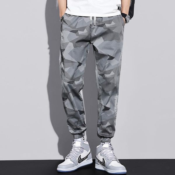 running pants casual men's summer thin section tooling loose feet nine-point trousers camouflage joggers men ropa deportiva, Black;blue
running pants casual men's summer thin section tooling loose feet nine-point trousers camouflage joggers men ropa deportiva, Black;blue
