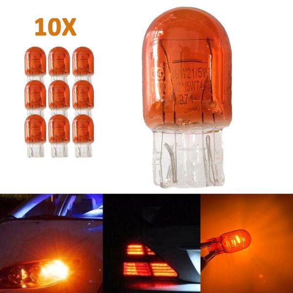 emergency lights 10 pcs t20 w21clear signal lamp clear glass 5w drl double filament car bulb auto light bulbs led accessories
emergency lights 10 pcs t20 w21clear signal lamp clear glass 5w drl double filament car bulb auto light bulbs led accessories