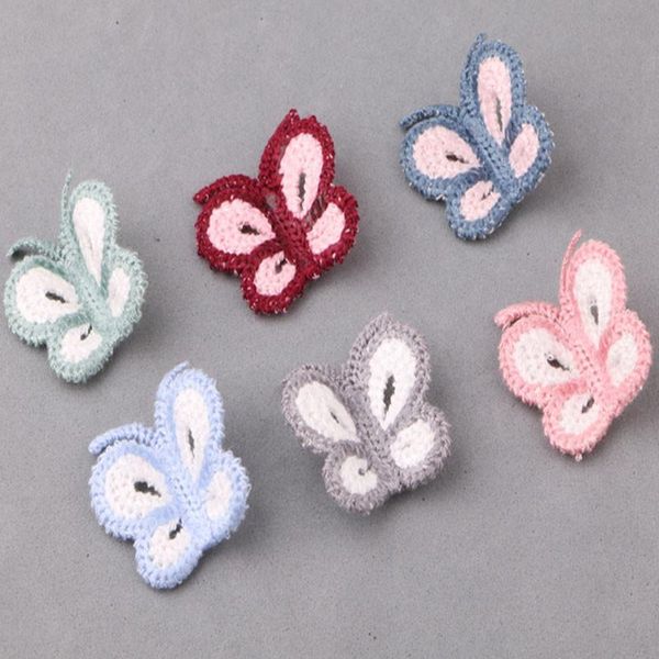 hair clips & barrettes wholesale 100pcs 25*25mm handmade woven crochet butterfly button patch sticker girls jewelry diy ornament accessories, Golden;silver
hair clips & barrettes wholesale 100pcs 25*25mm handmade woven crochet butterfly button patch sticker girls jewelry diy ornament accessories, Golden;silver