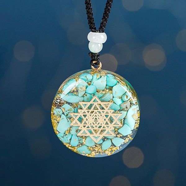 orgonite pendant reiki healing energy generator emf radiation protection natural turquoises necklace jewelry necklaces, Silver
orgonite pendant reiki healing energy generator emf radiation protection natural turquoises necklace jewelry necklaces, Silver