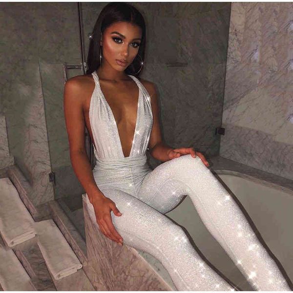 women's two piece pants glitter lantejoulas feminino festa macacões profundo decote em v oco para fora bodycon macacão sem costas lady, White
women's two piece pants glitter lantejoulas feminino festa macacões profundo decote em v oco para fora bodycon macacão sem costas lady, White