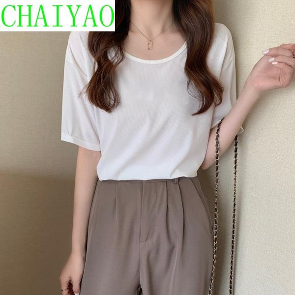 women's t-shirt white short sleeve summer loose and versatile original suzerain basic shoulder base shirt chic top
women's t-shirt white short sleeve summer loose and versatile original suzerain basic shoulder base shirt chic top