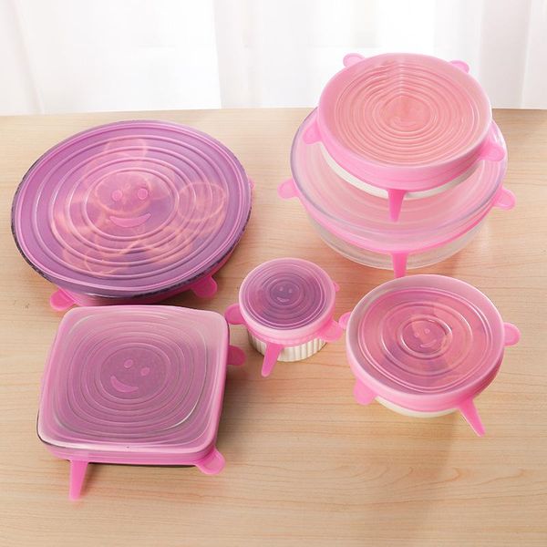 kitchen storage & organization 6pcs silicone cover stretch lids reusable airtight wrap covers keeping fresh seal bowl stretchy cookware
kitchen storage & organization 6pcs silicone cover stretch lids reusable airtight wrap covers keeping fresh seal bowl stretchy cookware
