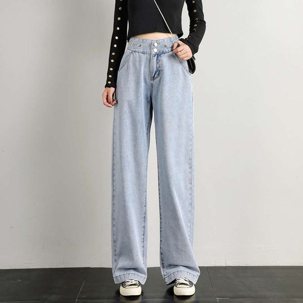 thirteen line spring version daddy pants loose high waist tube wide leg summer, Blue
thirteen line spring version daddy pants loose high waist tube wide leg summer, Blue