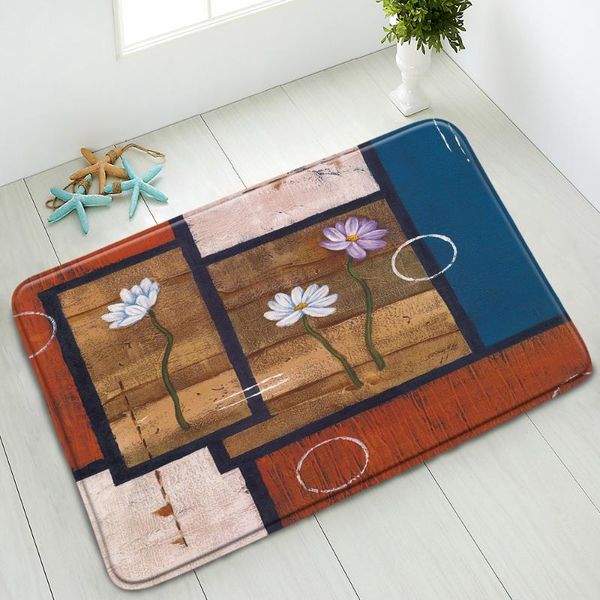 bath mats oil painting color flowers non-slip bathroom mat retro wood plank indoor entrance doormat absorbent carpet washable home decor
bath mats oil painting color flowers non-slip bathroom mat retro wood plank indoor entrance doormat absorbent carpet washable home decor