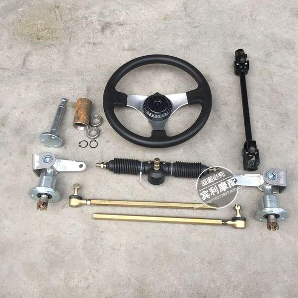 crankshaft 295mm steering wheel 445mm gear rack pinion assembly set u joint tie rod knuckle assy for 110cc go kart shaft car
crankshaft 295mm steering wheel 445mm gear rack pinion assembly set u joint tie rod knuckle assy for 110cc go kart shaft car