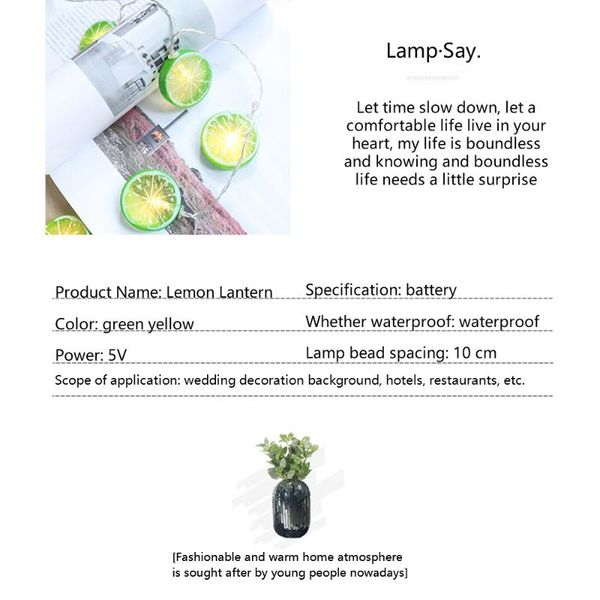 night lights lemon slice light string battery operated yard garden simulation wedding festival warm white romantic
night lights lemon slice light string battery operated yard garden simulation wedding festival warm white romantic