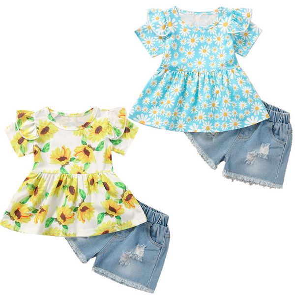 girls clothing sets kids outfits baby clothes children suit summer childrens flower skirt shorts two-piece e1052, White
girls clothing sets kids outfits baby clothes children suit summer childrens flower skirt shorts two-piece e1052, White