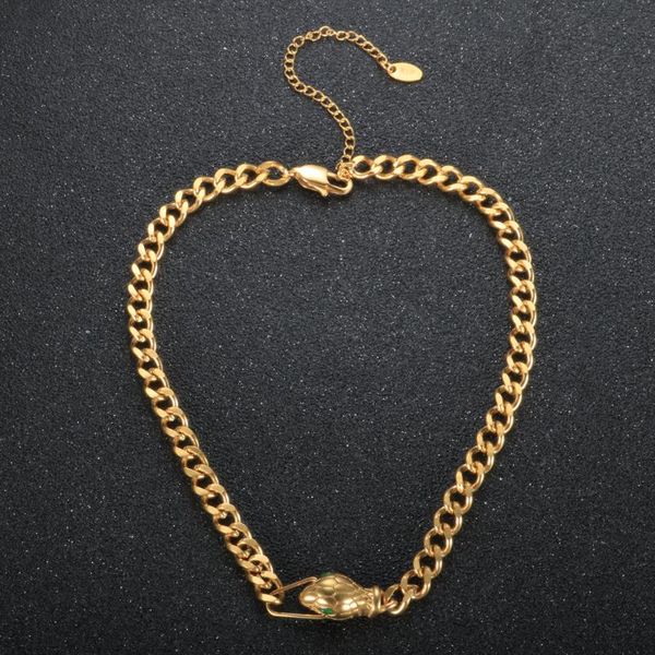 chokers fashion snake choker necklace green eyes gold plated chain link for women luxury party wedding jewelry gift, Golden;silver
chokers fashion snake choker necklace green eyes gold plated chain link for women luxury party wedding jewelry gift, Golden;silver