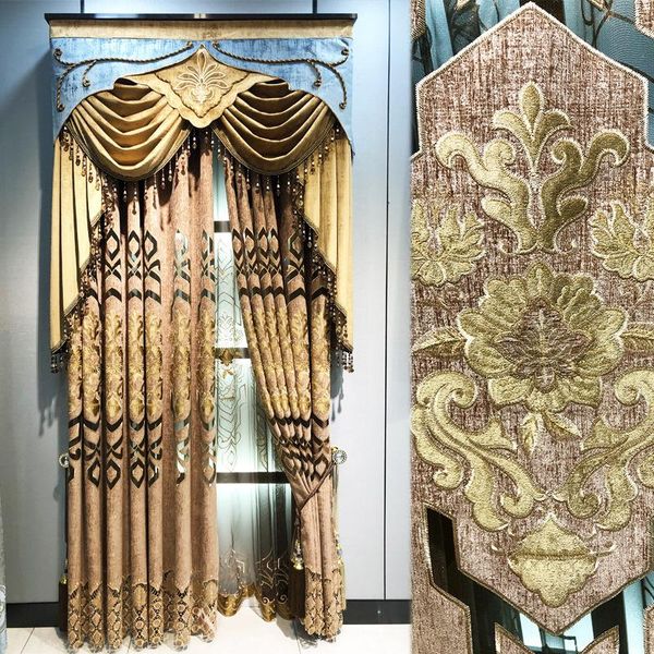 curtain & drapes luxury european niel water-soluble embroidery semi-shading curtains for living dining room bedroom.
curtain & drapes luxury european niel water-soluble embroidery semi-shading curtains for living dining room bedroom.