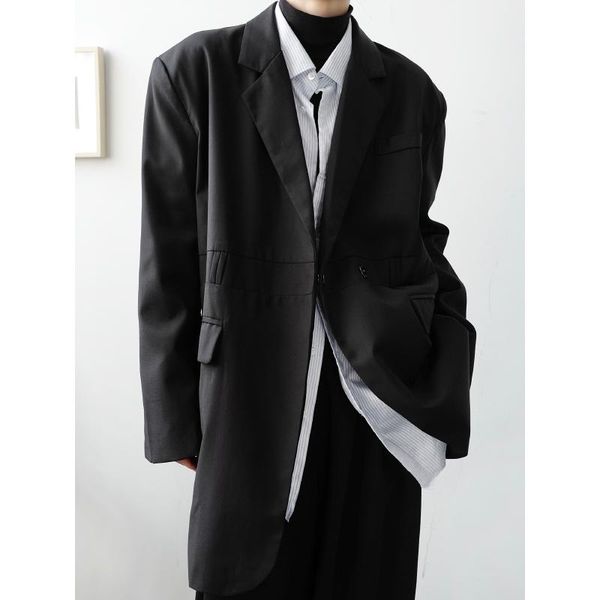 male women japan korea streetwear vintage fashion hip hop suit coat outerwear men long design casual loose blazers jackt men's suits &, White;black
male women japan korea streetwear vintage fashion hip hop suit coat outerwear men long design casual loose blazers jackt men's suits &, White;black