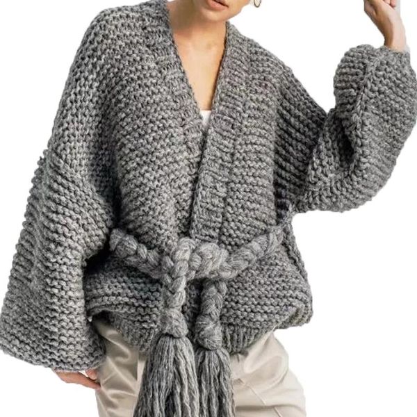 women's sweaters handmade fashion knitted sweater women winter lantern sleeve open stitch cardigans top, White;black
women's sweaters handmade fashion knitted sweater women winter lantern sleeve open stitch cardigans top, White;black