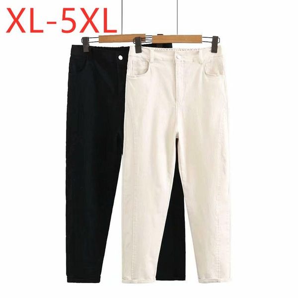 ladies spring summer plus size cropped pants for women large slim pocket beige elastic cotton trousers 3xl 4xl 5xl women's & capris, Black;white
ladies spring summer plus size cropped pants for women large slim pocket beige elastic cotton trousers 3xl 4xl 5xl women's & capris, Black;white