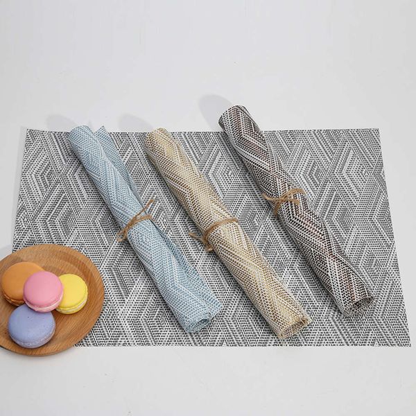 pvc teslin tableware mat heat insulation woven western food el diamond jacquard
pvc teslin tableware mat heat insulation woven western food el diamond jacquard