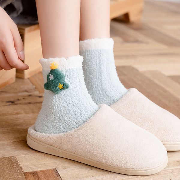 fashion accessories coral fleece women socks christmas tree elk cartoon winter thickening cute mid-tube warm sock ladies home bed floor slip, Silver
fashion accessories coral fleece women socks christmas tree elk cartoon winter thickening cute mid-tube warm sock ladies home bed floor slip, Silver