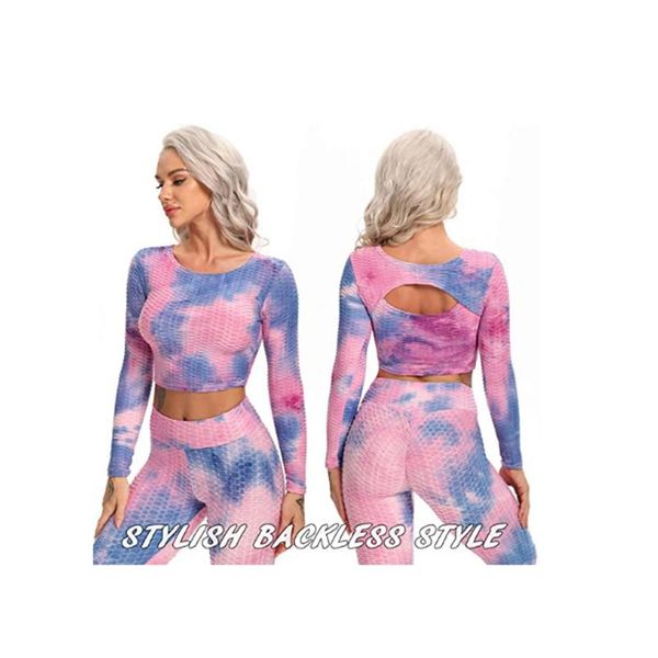 print yoga women long sleeve running shirts reversible t-shirts sports quick dry fitness gym crop outfit
print yoga women long sleeve running shirts reversible t-shirts sports quick dry fitness gym crop outfit