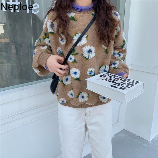 neploe winter clothes sweatshirt women vintage embroidery floral thicked coat o-neck long sleeve loose korean hoodies 4g734 210422, Black
neploe winter clothes sweatshirt women vintage embroidery floral thicked coat o-neck long sleeve loose korean hoodies 4g734 210422, Black