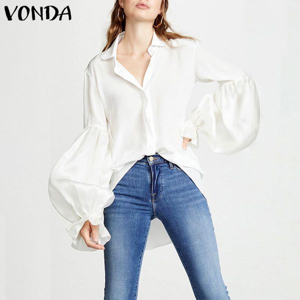women's blouses & shirts vonda women blouse work shirt 2021 casual irregular hem lapel neck long lantern sleeve white plus size bl
women's blouses & shirts vonda women blouse work shirt 2021 casual irregular hem lapel neck long lantern sleeve white plus size bl