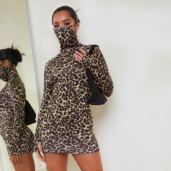 casual dresses wjfzqm leopard print turtleneck autumn dress ladies long sleeve skinny mini animal evening party clubwear, Black;gray
casual dresses wjfzqm leopard print turtleneck autumn dress ladies long sleeve skinny mini animal evening party clubwear, Black;gray