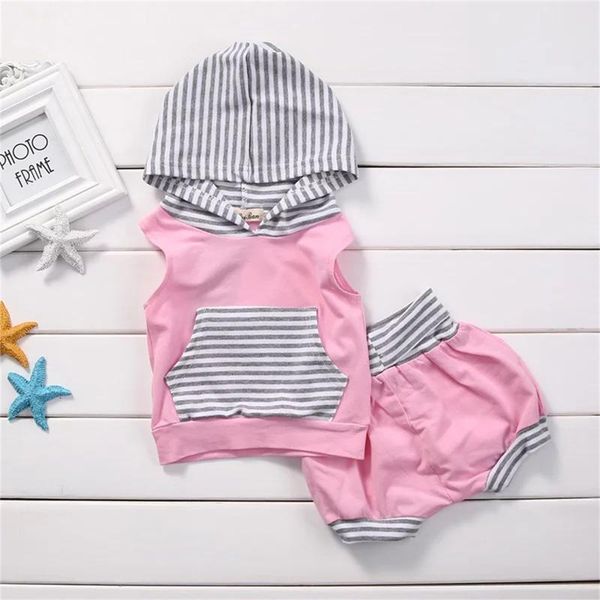 jumpsuits 2pcs summer clothes toddler kids baby girls short sleeve hoodie striped shorts set born clothing, Blue
jumpsuits 2pcs summer clothes toddler kids baby girls short sleeve hoodie striped shorts set born clothing, Blue
