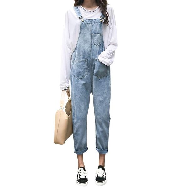 women's jeans womens femme 2021 nouveau spring autumn jean slim high waist loose straight pants women strap overalls ladies korean, Blue
women's jeans womens femme 2021 nouveau spring autumn jean slim high waist loose straight pants women strap overalls ladies korean, Blue