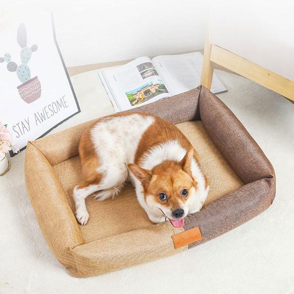 kennels & pens babypet pet bean bag mat supplies summer removable washable breathable comfortable linen cat dog sofa bed for sleeping
kennels & pens babypet pet bean bag mat supplies summer removable washable breathable comfortable linen cat dog sofa bed for sleeping