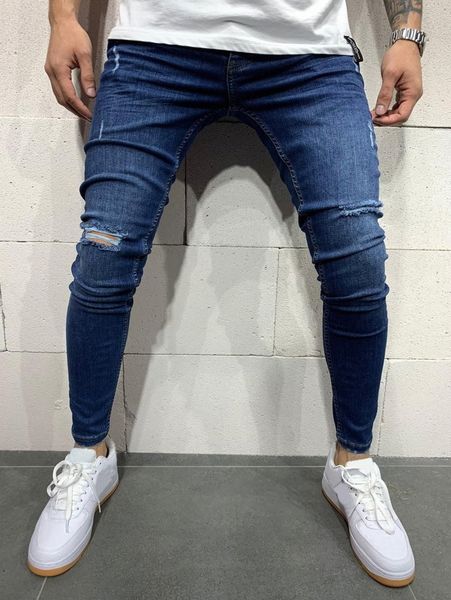 men ripped washed skinny jeans 94ce#, Blue
men ripped washed skinny jeans 94ce#, Blue