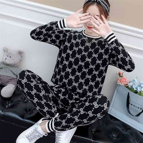 women's new fashion leisure sports suit women's knitted leggings trend women, White
women's new fashion leisure sports suit women's knitted leggings trend women, White