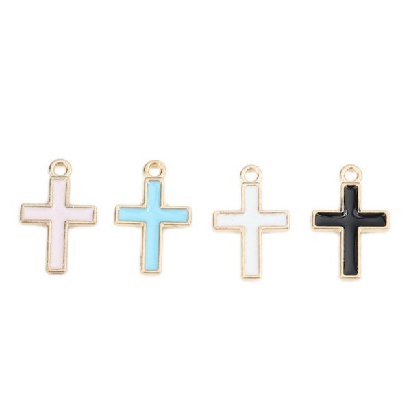 charms doreen box religious cross gold color metal colorful enamel pendants diy making necklace earrings jewelry 17mmx11mm,30pcs, Bronze;silver
charms doreen box religious cross gold color metal colorful enamel pendants diy making necklace earrings jewelry 17mmx11mm,30pcs, Bronze;silver