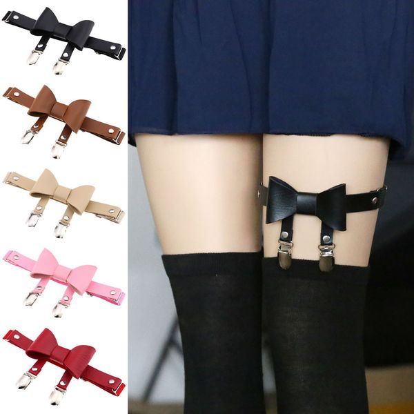 garters fashion element punk hip hop bowknot metal double duck beak leather belt bootstrap elastic anti take off, Black;white
garters fashion element punk hip hop bowknot metal double duck beak leather belt bootstrap elastic anti take off, Black;white