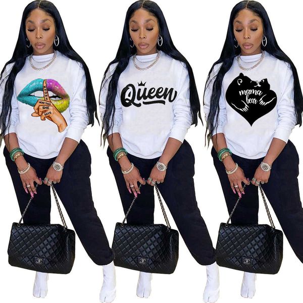 women 2 piece sports tracksuits fashion printing brand sportsuit designer long sleeve pullover leggings suit lady casual sportswear am12, White
women 2 piece sports tracksuits fashion printing brand sportsuit designer long sleeve pullover leggings suit lady casual sportswear am12, White