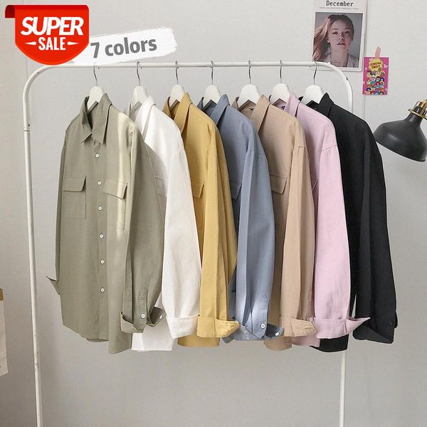 korean style simple and clean solid color casual shirt men's loose japanese cotton large size #wm6c, White;black
korean style simple and clean solid color casual shirt men's loose japanese cotton large size #wm6c, White;black