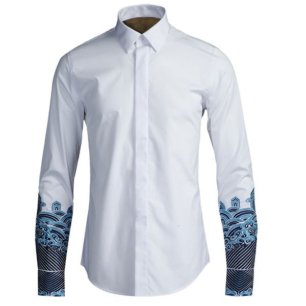 tee shirt shirt men shirt luxury cuff embroidered long sleeve fashion brand design mens plus size 4xl shirts man, White;black
tee shirt shirt men shirt luxury cuff embroidered long sleeve fashion brand design mens plus size 4xl shirts man, White;black