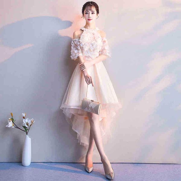 ethnic clothing flower appliques evening party pleated dress gown mesh perspective cheongsam flare sleeve halter qipao off shoulder vestidos, Red
ethnic clothing flower appliques evening party pleated dress gown mesh perspective cheongsam flare sleeve halter qipao off shoulder vestidos, Red