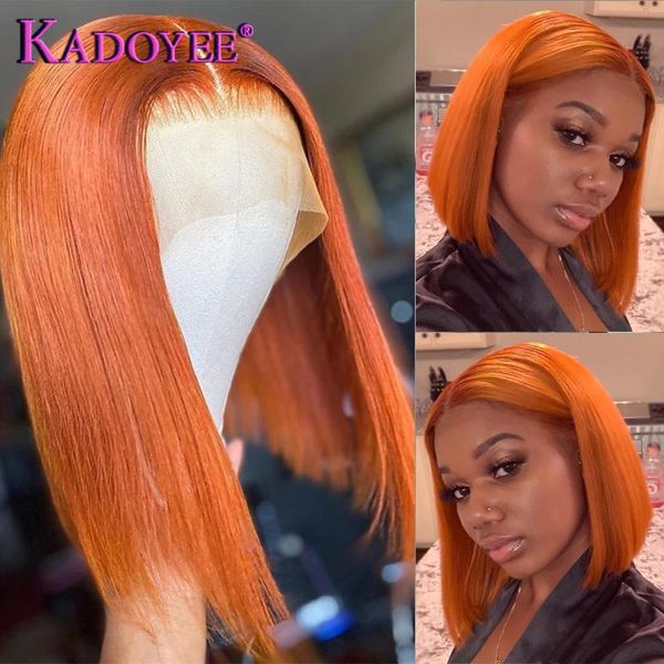 short orange ginger bob wig colored human hair straight lace wigs for women 13x1 t part pre plucked brazilian 180% remy, Black;brown
short orange ginger bob wig colored human hair straight lace wigs for women 13x1 t part pre plucked brazilian 180% remy, Black;brown