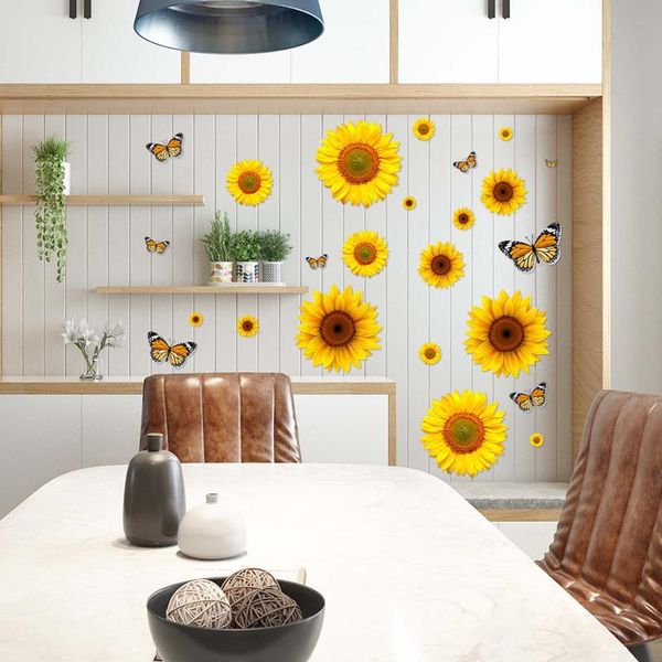 wall stickers #48 1 set sticker sunflower butterfly inkjet removable home decoration vinilos de pared affiche murale
wall stickers #48 1 set sticker sunflower butterfly inkjet removable home decoration vinilos de pared affiche murale