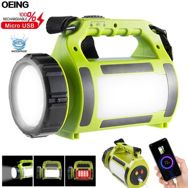 portable lanterns led camping light with 5 modes usb rechargeable power display red warning waterproof searchlight torch
portable lanterns led camping light with 5 modes usb rechargeable power display red warning waterproof searchlight torch