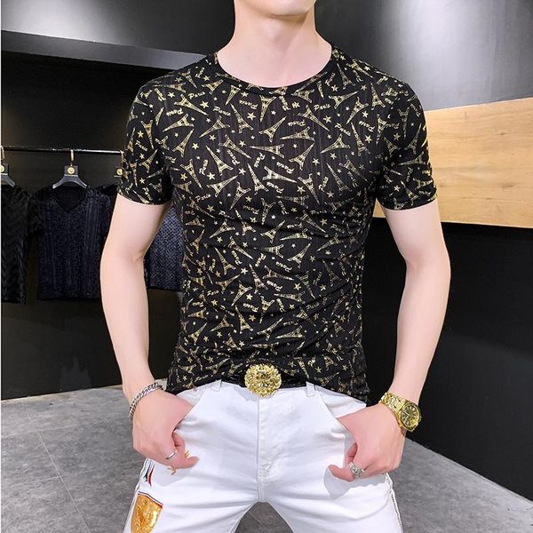 men's t-shirts bronzing night club t shirts mens gold shiny clothing stretch slim fit see thought ice silk blouse transparent shirt se, White;black
men's t-shirts bronzing night club t shirts mens gold shiny clothing stretch slim fit see thought ice silk blouse transparent shirt se, White;black