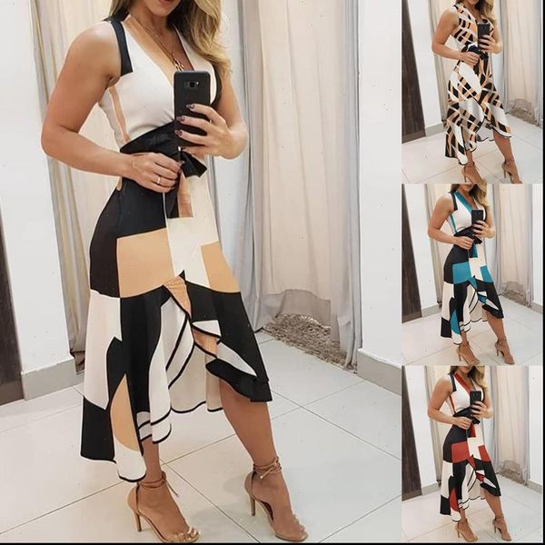 summer womens dresses v neck empire belt tunic midi dress fashion geometry irregular office ladies plus size, Black;gray
summer womens dresses v neck empire belt tunic midi dress fashion geometry irregular office ladies plus size, Black;gray